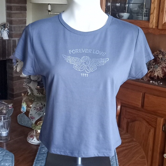 Rue21 Embellished Tee - Picture 1 of 7